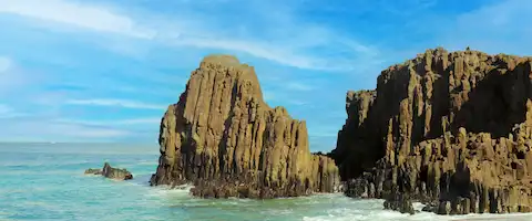 間人 後ヶ浜海岸立岩